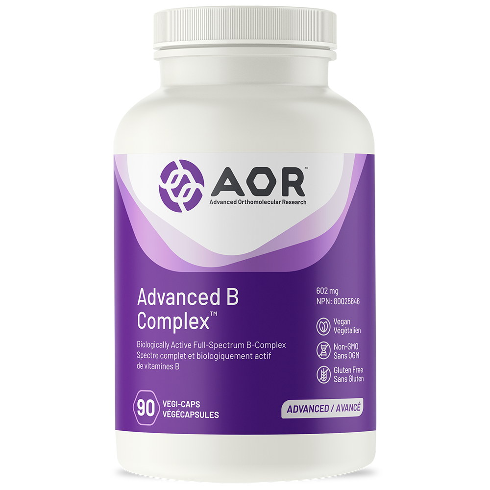 AOR Advanced B Complex 602 mg - 180 vegi-caps AOR Advanced B Complex 602 mg - 180 vegi-caps