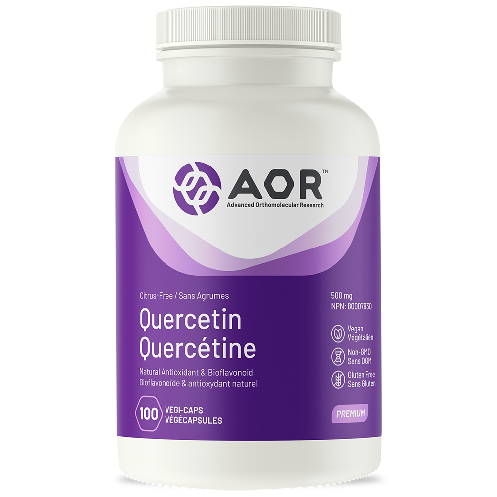 AOR Quercetin 500mg – 100 vegi-caps AOR Quercetin 500mg – 100 vegi-caps