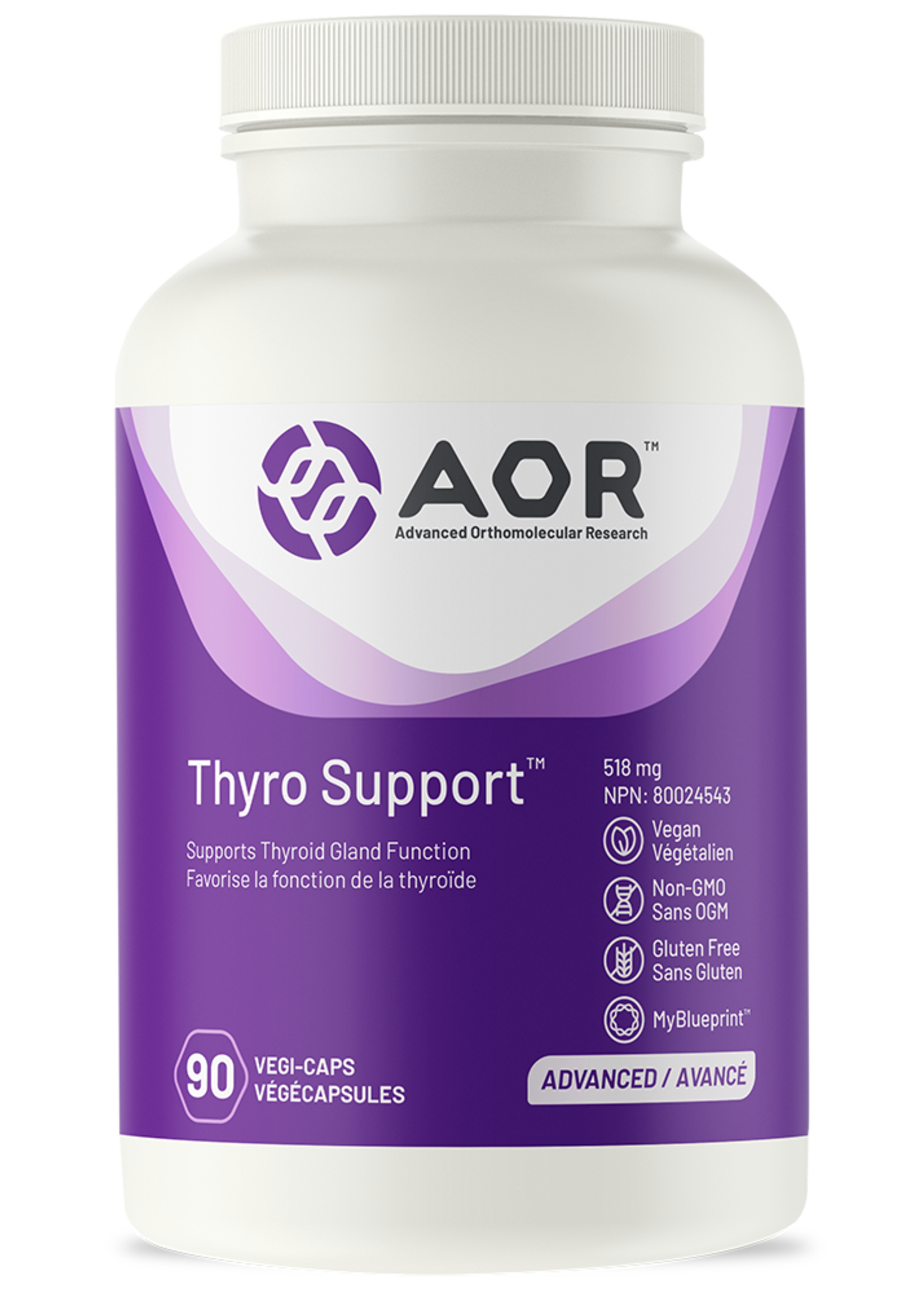 AOR Thyro Support – 90 Vegi-caps