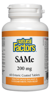 Natural Factors SAMe 200mg - 60 Natural Factors SAMe 200mg - 60