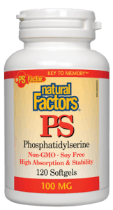 Natural Factors PS Phosphatidylserine 100 mg – 120 softgels Natural Factors PS Phosphatidylserine 100 mg – 120 softgels