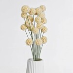White Windball Floral Pick,  25"