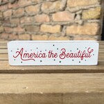 "America The Beautiful" Tabletop Block