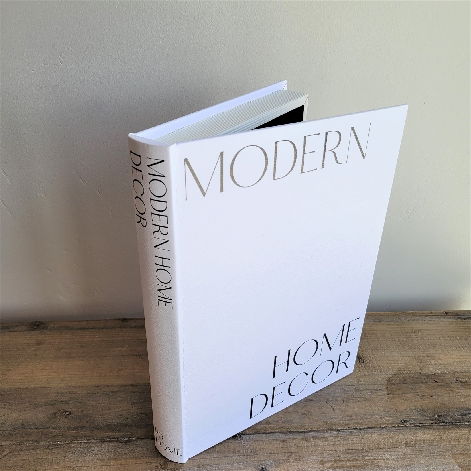 "Modern Home" Faux Book