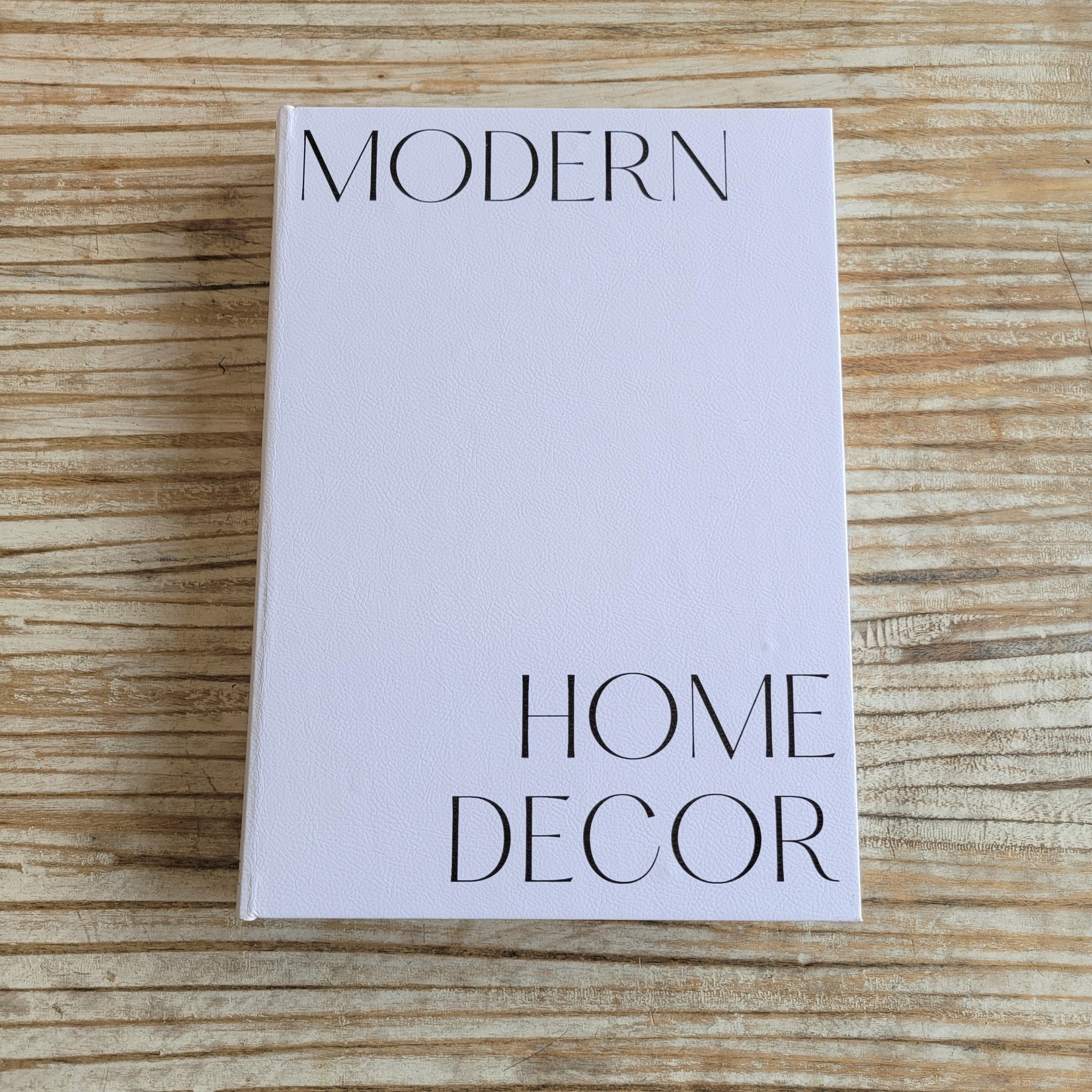 "Modern Home" Faux Book