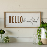 "Hello Beautiful" Sign