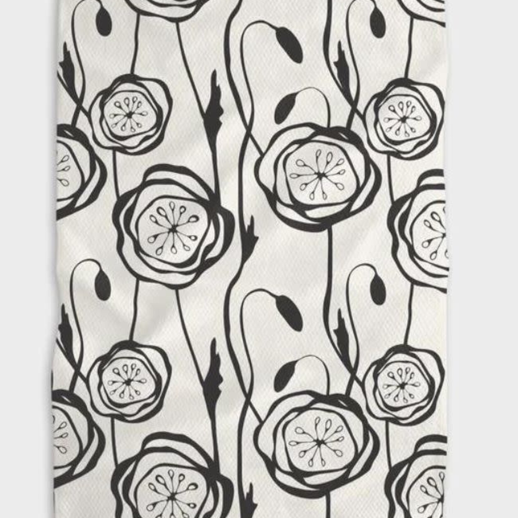 Geometry House Smell The Flowers Kitchen Tea Towel