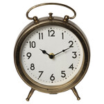 Round Gold Table Clock