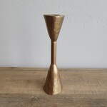 Antique Brass Finish Candle Holder