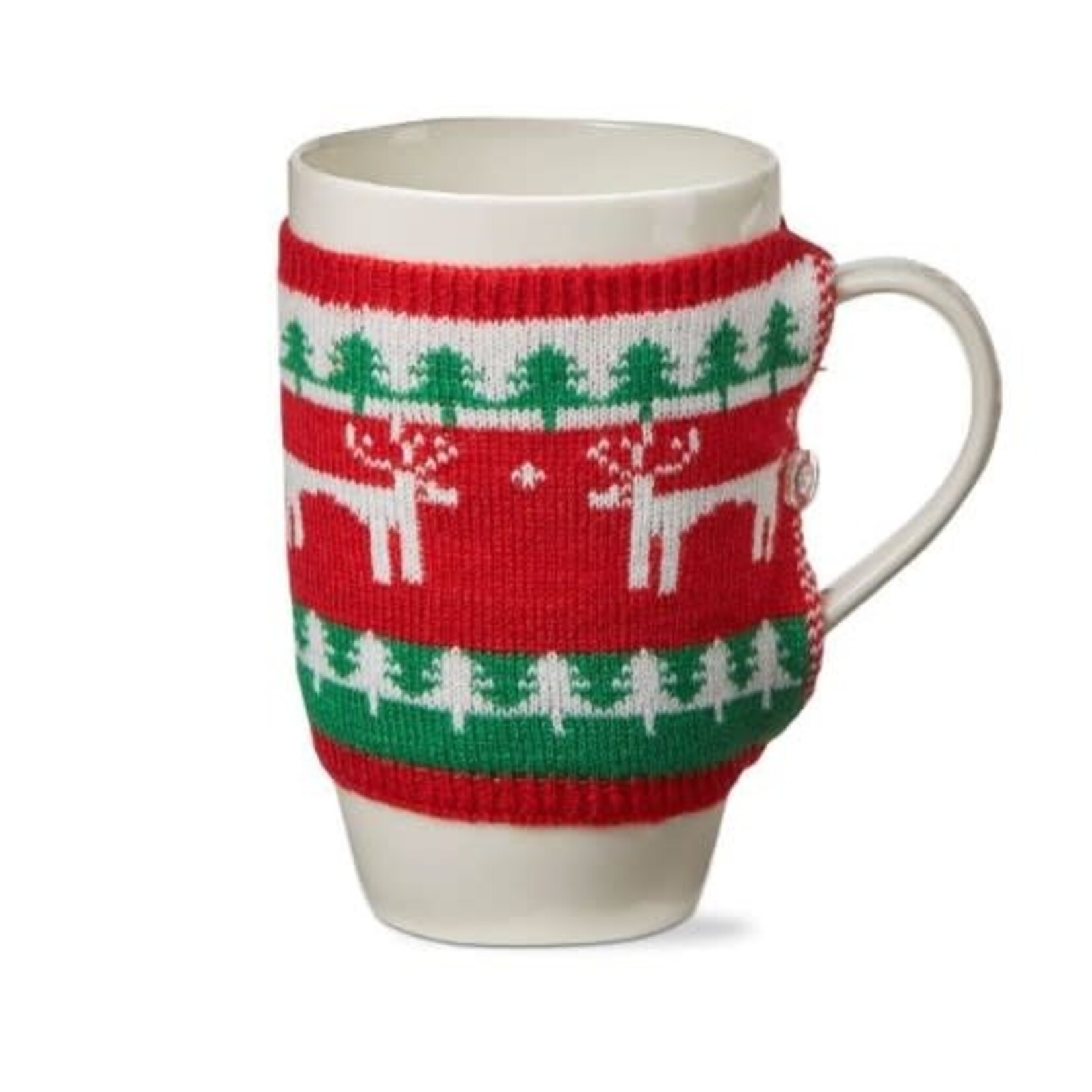 Reindeer Knit Sweater Mug