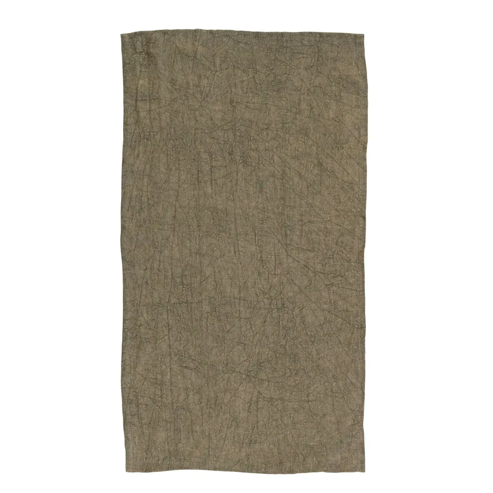 Stoneware Linen Tea Towel, Olive