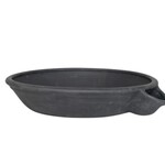 Black Clay Dahi Bowl, 22 x 20"