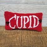 Cupid Hooked Accent Pillow, 12 x 6"