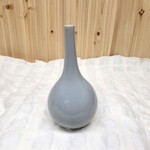 Blue Skinny Neck Vase, 7"