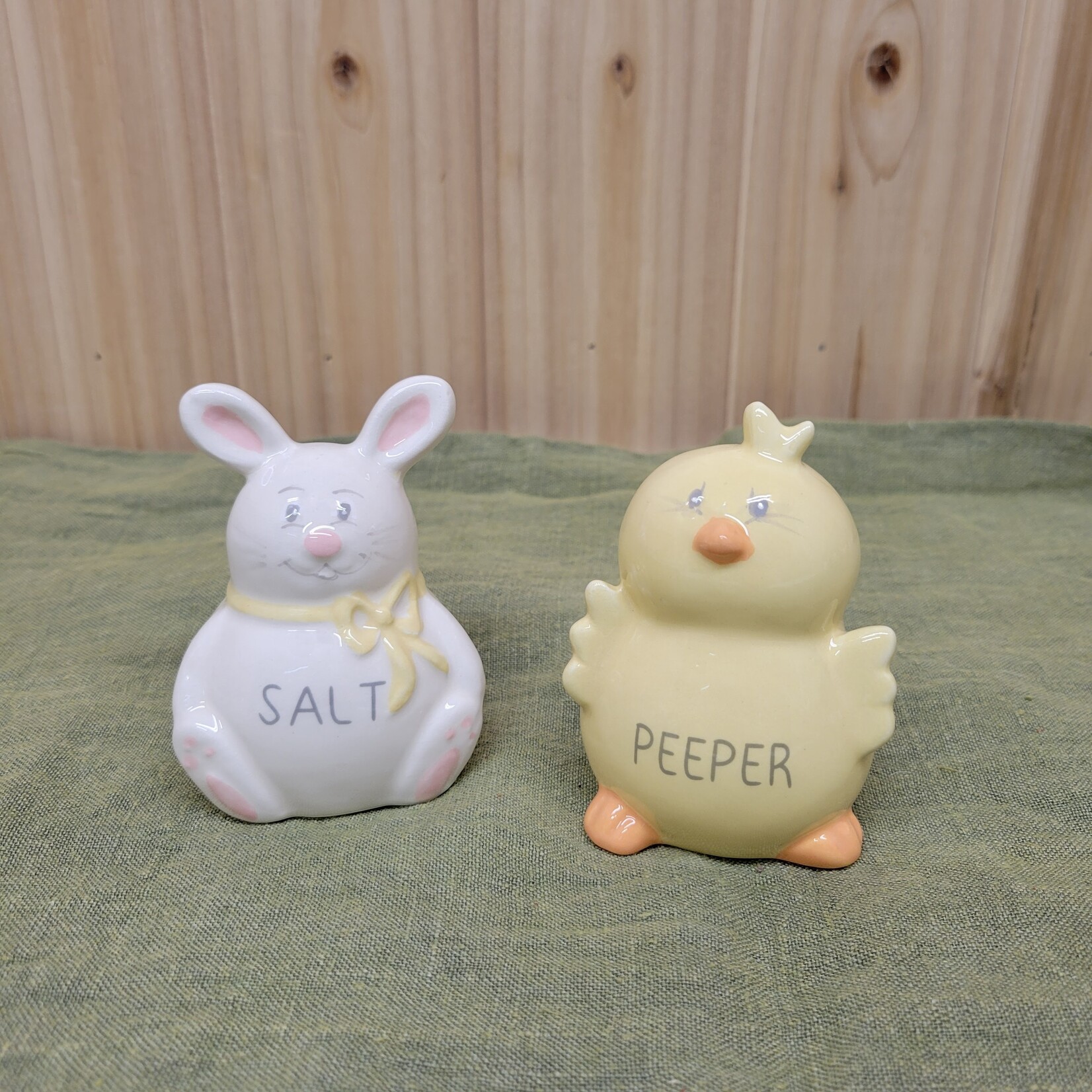 Easter 2024 Bunny & Peep Salt and Pepper Shakers, Set of 2
