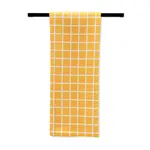 Geometry House Summer Grid Orange Tea Towel