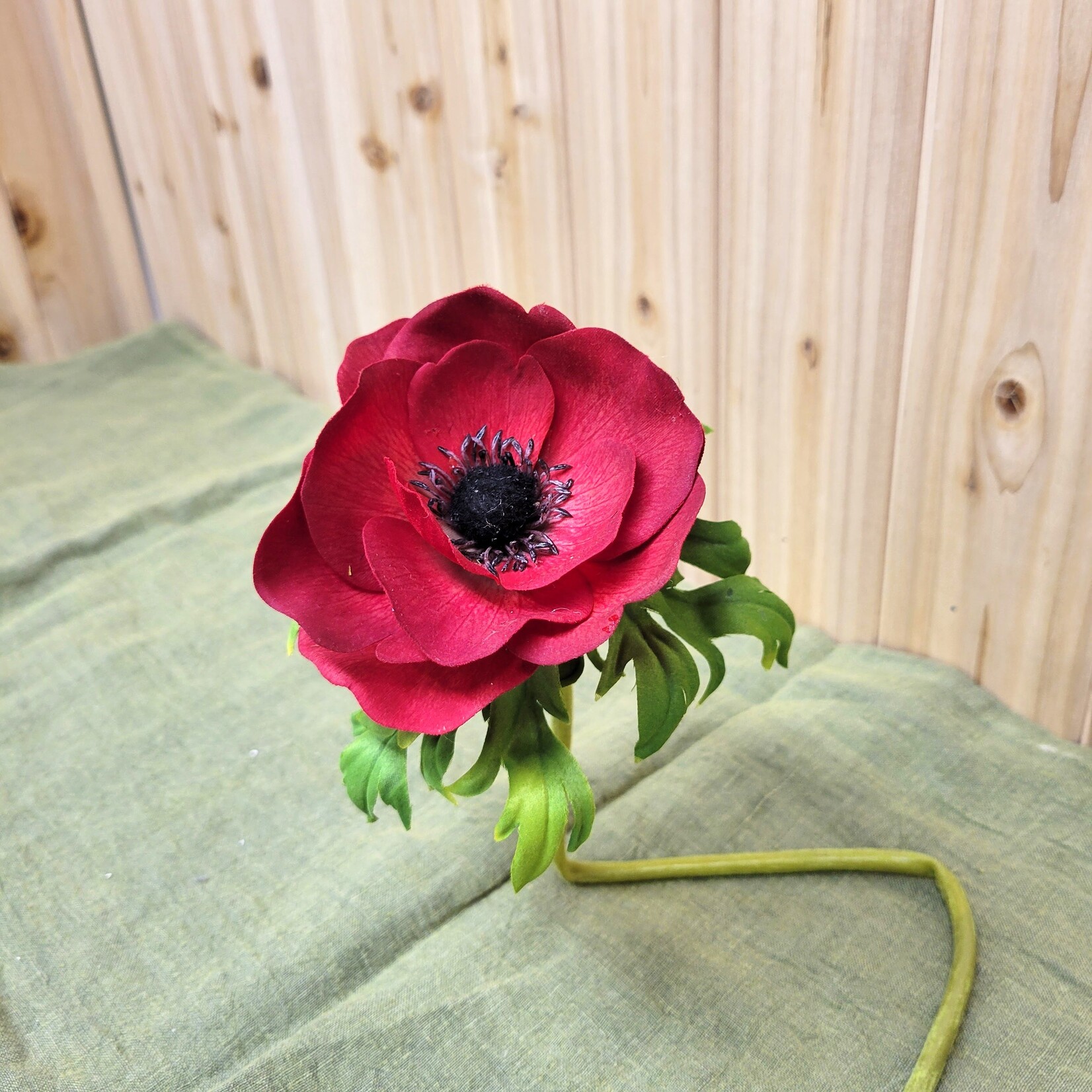 22" Real Touch Poppy, Red