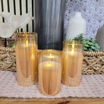 Flameless LED Candles, Set of 3