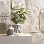 Ceramic Dot Vase, 4.5"