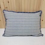 Blue Stripe Pillow, 14 x 20"