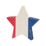 Tri-Color Patriotic Plank Star