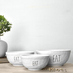 "Eat" Ceramic Bowls