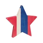 Patriotic Red, White & Blue Plank Star