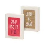 United We Stand/1776 Reversible Block