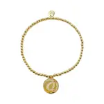 Gold Charm Bracelet "Sassy"