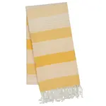 Yellow Stripe Fouta Towel/Throw