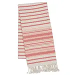 Red Gelato Stripe Fouta Towel/Throw