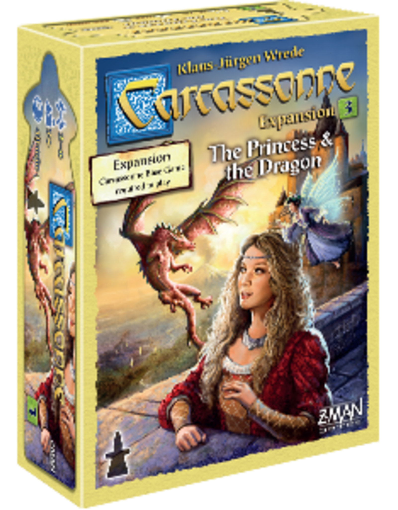 Z-Man Games Carcassonne: #3 The Princess & the Dragon