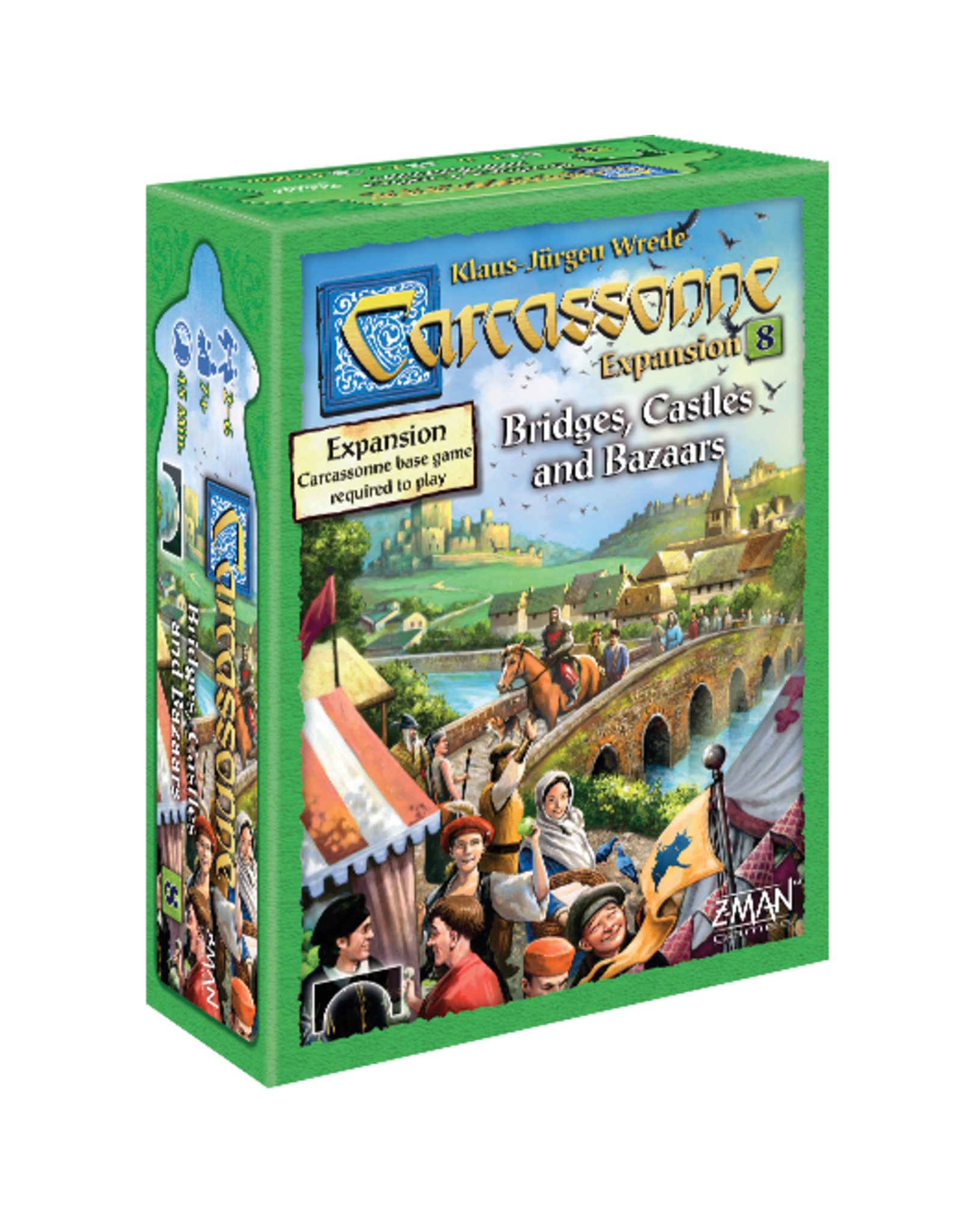 Z-Man Games Carcassonne: #8 Bridges, Castles, & Bazaars