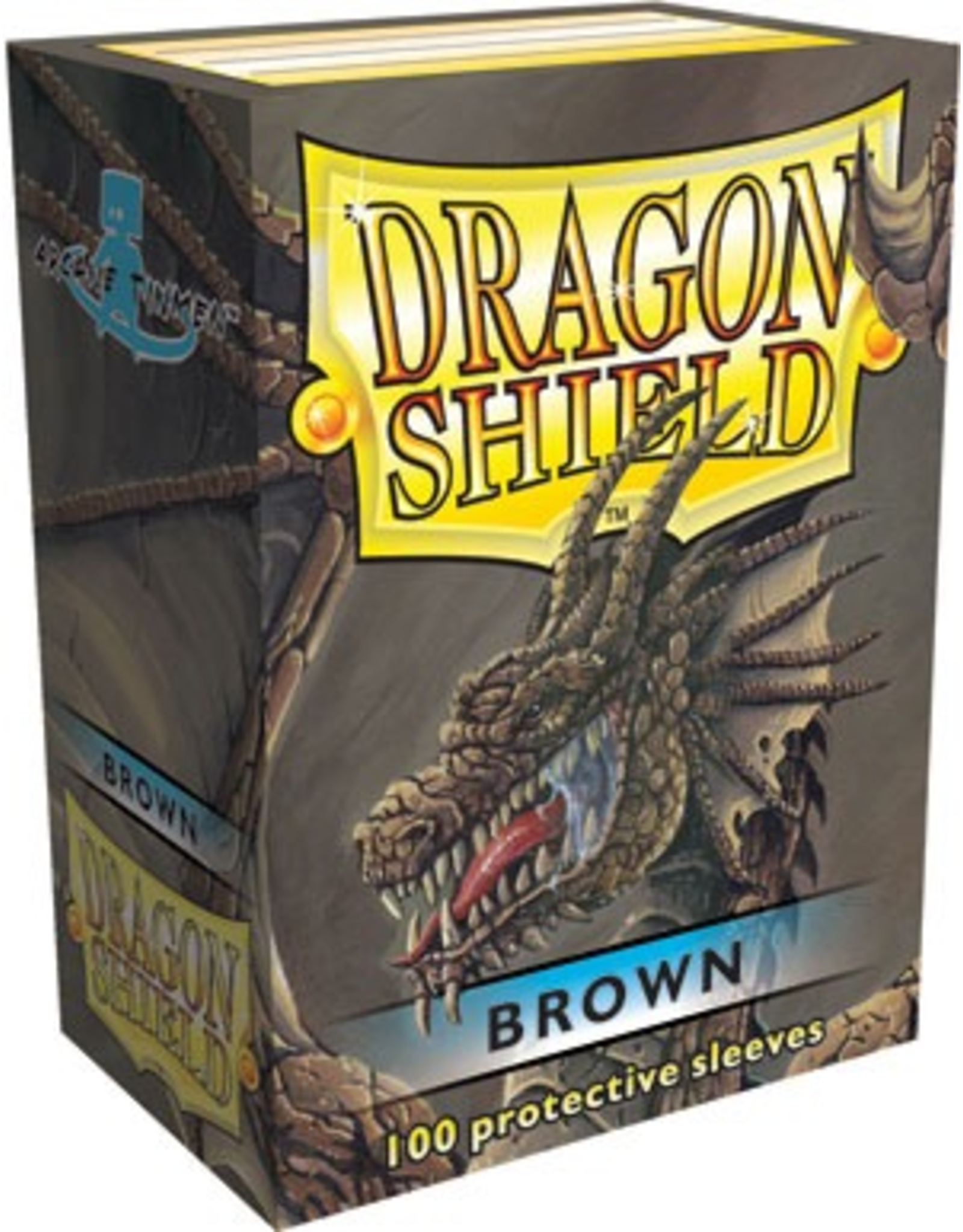 Arcane Tinmen Dragon Shields: (100) Brown