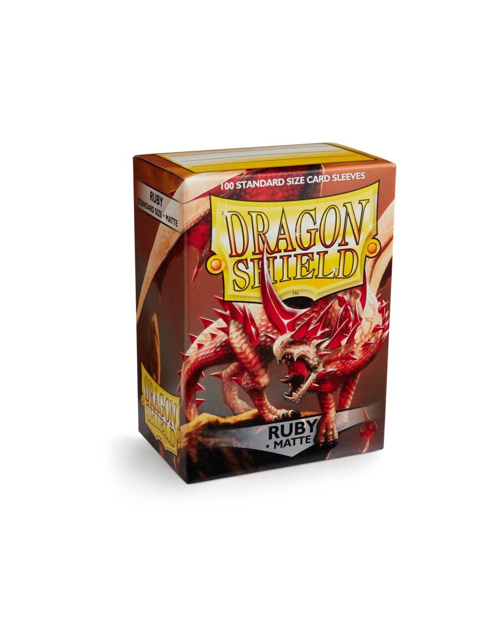 Arcane Tinmen Dragon Shields: (100) Matte Ruby