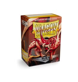 Arcane Tinmen Card Sleeves: Dragon Shields: (100) Matte Ruby