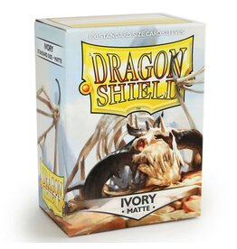 Arcane Tinmen Card Sleeves: Dragon Shields: 100ct Matte Ivory