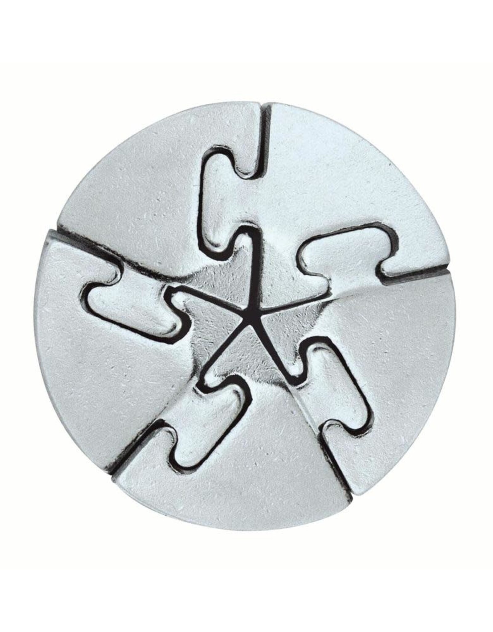 Bepuzzled Spiral  Hanayama Cast Metal Puzzle Level 5