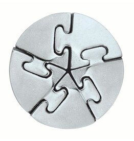 Bepuzzled Spiral  Hanayama Cast Metal Puzzle Level 5