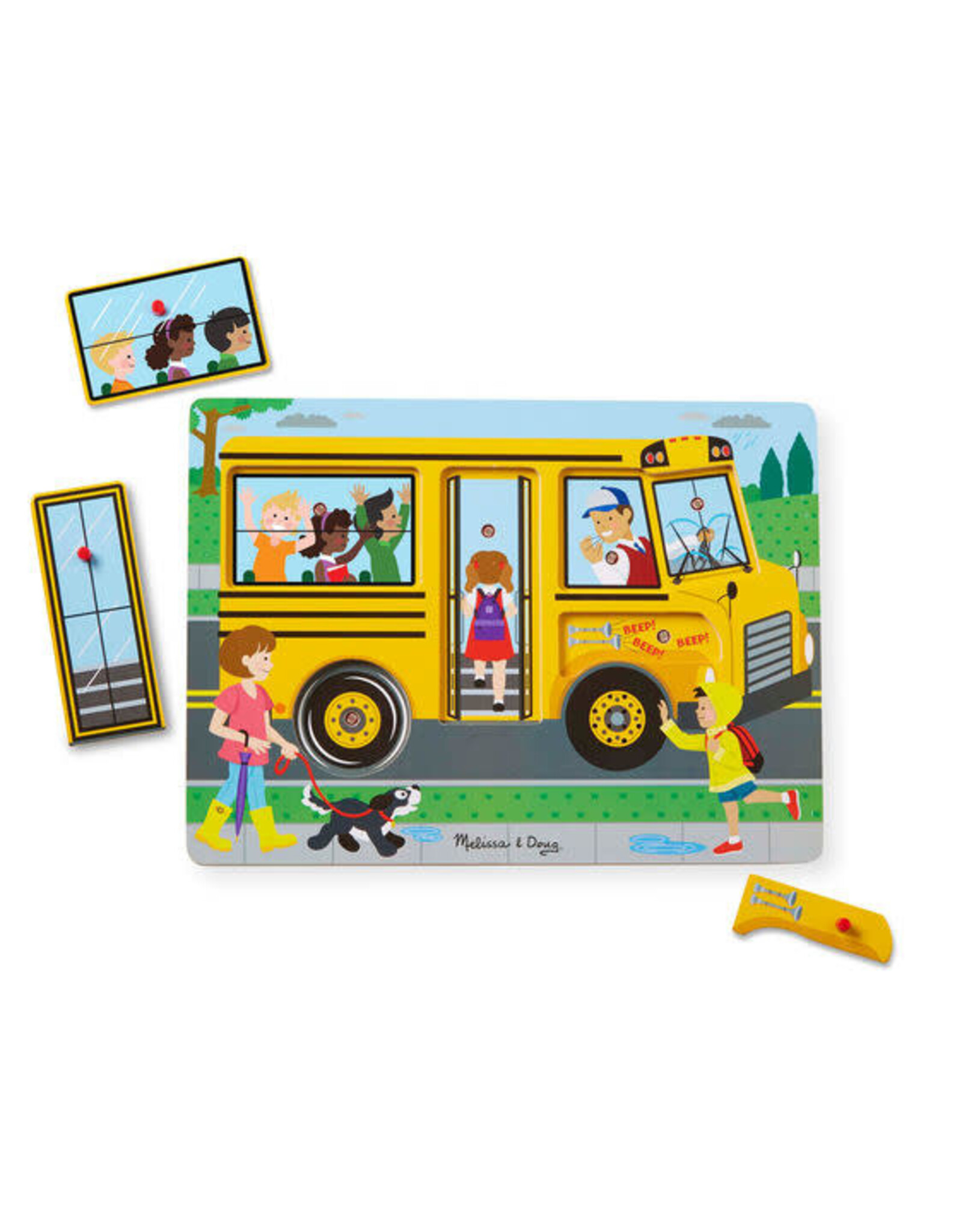 Melissa & Doug The Wheels On the Bus Song Puzzle