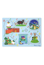 Melissa & Doug Sing-Along Nursery Rhymes Song Puzzle Blue