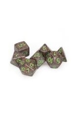 Chessex Earth Speckled Poly 7 dice set