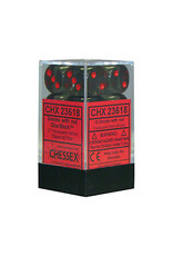 Chessex Smoke/red Translucent 16mm D6 dice set