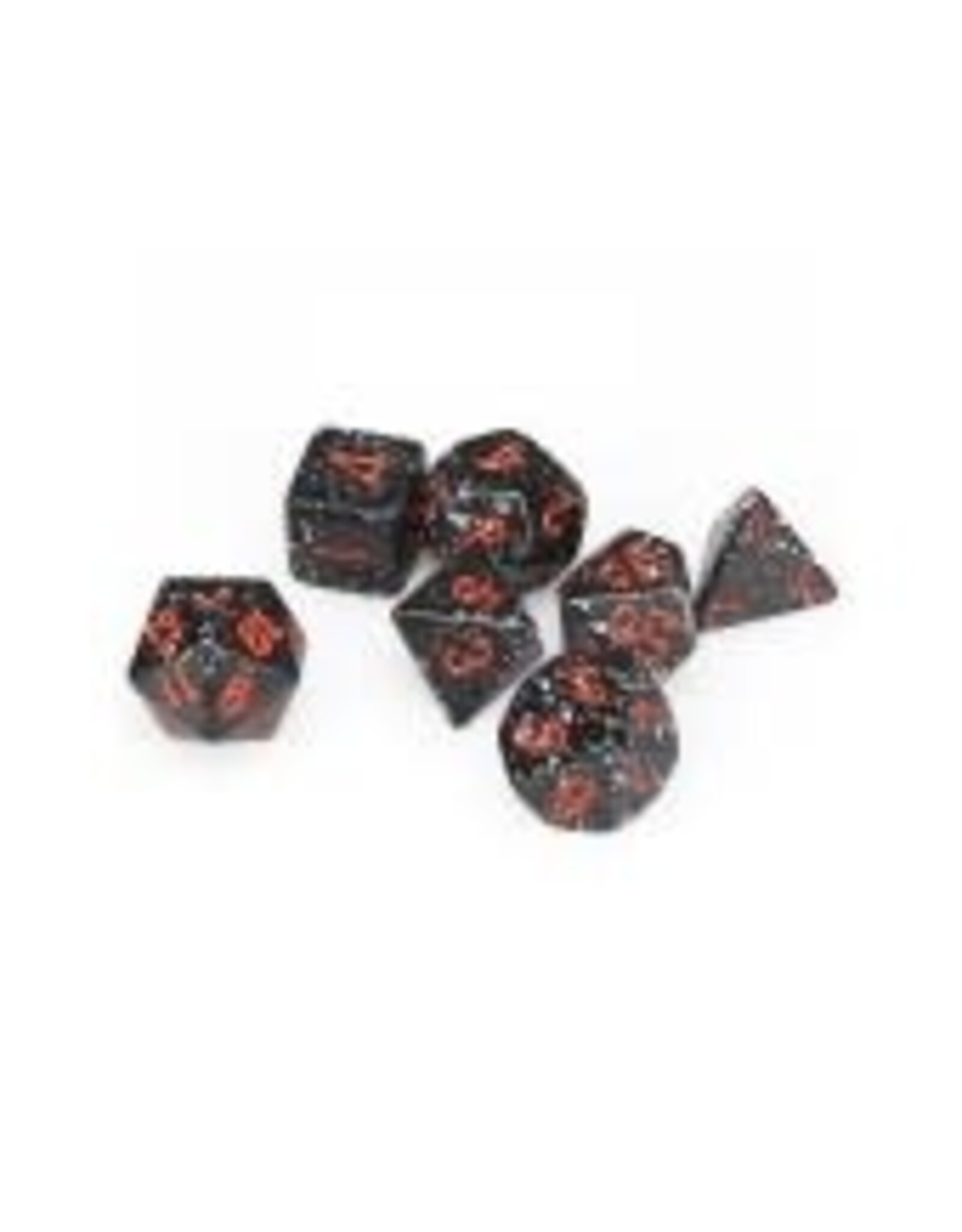 Chessex Space Speckled Poly 7 dice set