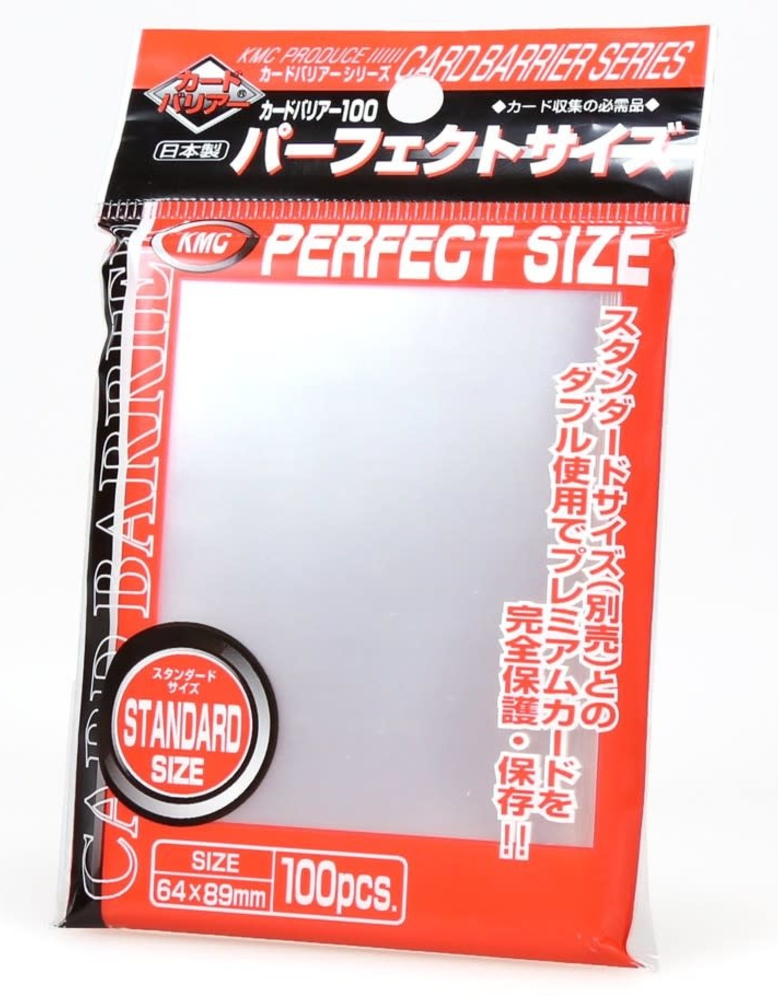 KMC Perfect Fit 100ct Sleeve 64x89mm - Lets Play: Games & Toys