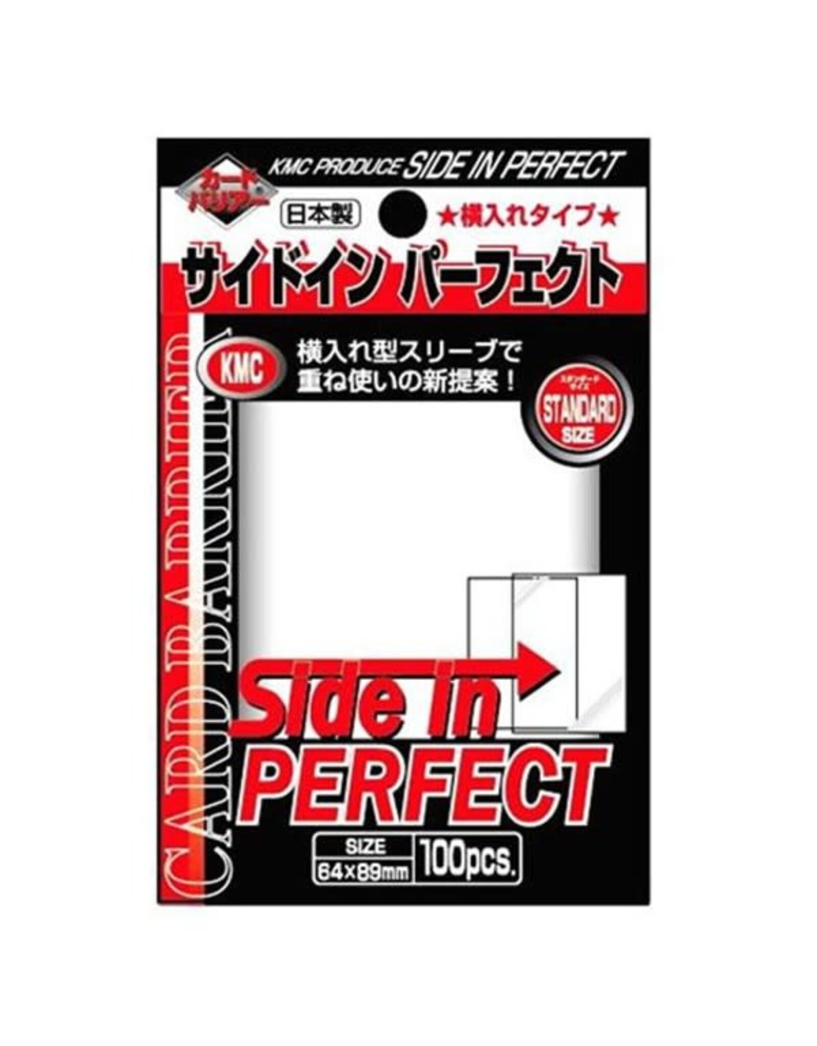 KMC Card Sleeves: KMC: Perfect Fit Side Load 100ct Sleeve 64x89mm