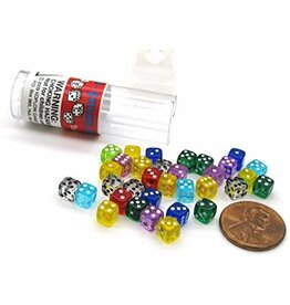 Koplow 5mm D6 Dice Tube Translucent