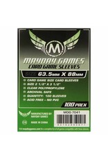 Mayday Games Card Sleeves: Mayday 100ct Sleeve 63.5 x 88mm Mayday Games Card Sleeves: Mayday 100ct Sleeve 63.5 x 88mm