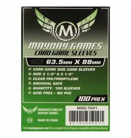 Mayday Games Card Sleeves: Mayday 100ct Sleeve 63.5 x 88mm