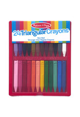 Melissa & Doug 24 Triangular Crayons